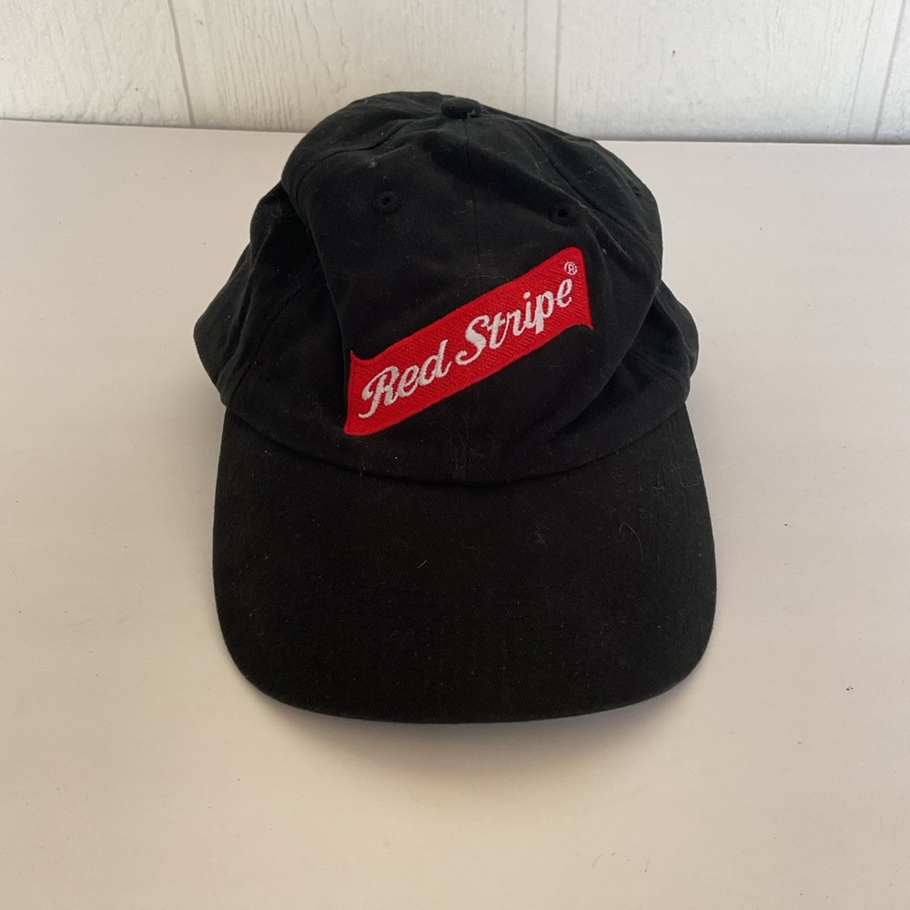 Red Stripe Baseball Hat OSFM